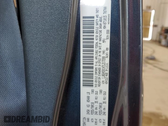2007 Jeep Wrangler Unlimited Sahara с VIN 1J8GA591X7L217299, выставлен на аукционе Copart как лот 61984395 с пробегом 151 171 миль миль и Списание • Salvage title. История ставок и продаж доступна на DreamBid. Изображение 12.