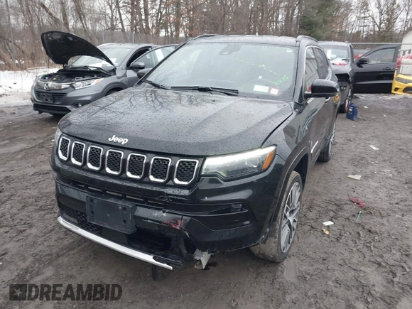 2023 Jeep Compass Limited with VIN 3C4NJDCNXPT538459, listed as a IAAI auction lot 41717025 with 70,028 mi miles and . Bid and sale history available at carsss.com. Image 6.