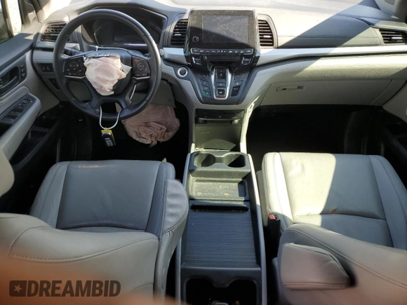 2019 Honda Odyssey Touring with VIN 5FNRL6H84KB014970, listed as a Copart auction lot 53571835 with 116,219 mi miles and Salvage title. Bid and sale history available at DreamBid. Image 8.