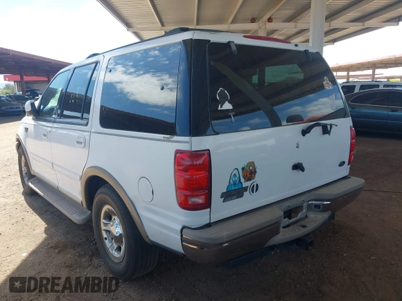 2002 Ford Expedition Eddie Bauer with VIN 1FMRU17L12LA07649, listed as a IAAI auction lot 42141662 with 219,492 mi miles and . Bid and sale history available at DreamBid. Image 3.