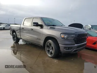 2022 Ram 1500 Big Horn with VIN 1C6RREMT1NN436517, listed as a Copart auction lot 73891714 with 0 mi miles and Non Repairable. Bid and sale history available at carsss.com. Image 4.