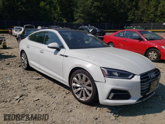 2018 Audi A5 Sportback Premium Plus with VIN WAUBNCF57JA026635, listed as a Copart auction lot 65127943 with 61,829 mi miles. Bid and sale history available at carsss.com. Image 4.