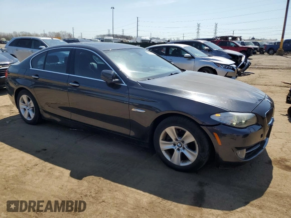 2013 BMW 5 Series 528i xDrive with VIN WBAXH5C55DDW16459, listed as a Copart auction lot 54198765 with 112,480 mi miles and Clean Title. Bid and sale history available at carsss.com. Image 4.