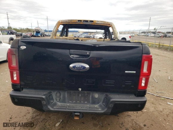 2020 Ford Ranger XL with VIN 1FTER4FHXLLA41772, listed as a Copart auction lot 83707654 with 0 mi miles and Non Repairable. Bid and sale history available at carsss.com. Image 6.