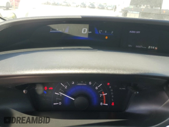 2015 Honda Civic EX-L with VIN 19XFB2F97FE258294, listed as a Copart auction lot 54789935 with 65,871 mi miles and Salvage Title. Bid and sale history available at carsss.com. Image 9.