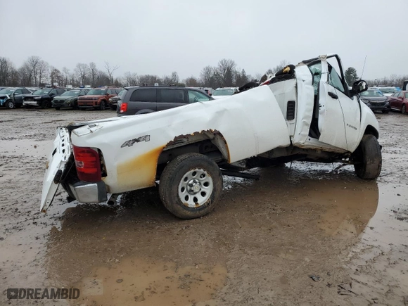 2013 Chevrolet Silverado 1500 Work Truck with VIN 1GCNKPEA4DZ204070, listed as a Copart auction lot 84258104 with 0 mi miles and Salvage Title. Bid and sale history available at carsss.com. Image 3.
