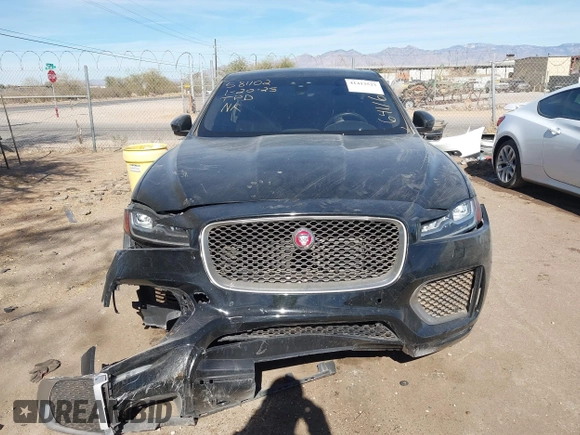 2020 Jaguar F-Pace S with VIN SADCM2FV6LA641169, listed as a IAAI auction lot 41413523 with 59,636 mi miles and . Bid and sale history available at DreamBid. Image 11.