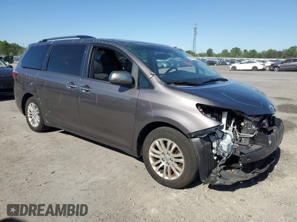 2016 Toyota Sienna XLE with VIN 5TDYK3DC6GS727718, listed as a Copart auction lot 54650605 with 90,380 mi miles and Salvage Title. Bid and sale history available at DreamBid. Image 4.