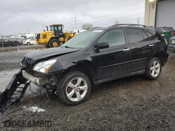 2008 Lexus RX with VIN 2T2HK31U48C048873, listed as a Copart auction lot 45424425 with 206,669 mi miles and Salvage Title. Bid and sale history available at carsss.com. Image 1.