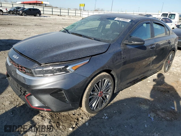 2024 Kia Forte GT with VIN 3KPF44AC8RE692589, listed as a Copart auction lot 48215805 with 30,887 mi miles and Salvage Title. Bid and sale history available at carsss.com. Image 1.