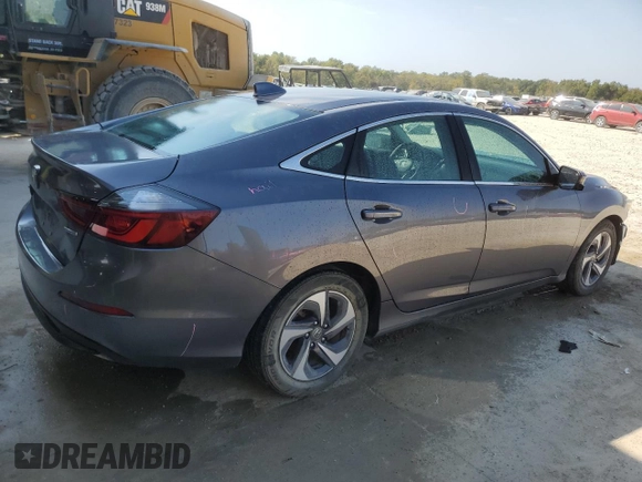 2019 Honda Insight EX with VIN 19XZE4F5XKE016106, listed as a Copart auction lot 74521794 with 124,721 mi miles and Salvage title. Bid and sale history available at DreamBid. Image 3.
