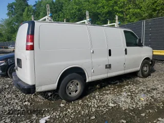 2017 Chevrolet Express Cargo z VIN 1GCWGAFF8H1111733, wystawiony jako Copart lot #55809425 z przebiegiem 99 328 mil mil oraz Szkoda całkowita • Salvage title. Historia ofert i sprzedaży dostępna na DreamBid. Obrazek 3.