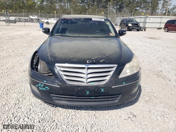 2009 Hyundai Genesis with VIN KMHGC46E19U039312, listed as a Copart auction lot 51131965 with 234,586 mi miles and Salvage Title. Bid and sale history available at carsss.com. Image 5.