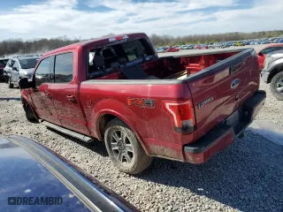 2016 Ford F-150 XLT with VIN 1FTEW1EF8GFB94842, listed as a Copart auction lot 49693255 with 105,289 mi miles and Salvage Title. Bid and sale history available at carsss.com. Image 2.