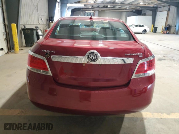 2010 Buick LaCrosse CXL with VIN 1G4GC5EG4AF250649, listed as a Copart auction lot 65849875 with 81,574 mi miles and Salvage title. Bid and sale history available at DreamBid. Image 6.