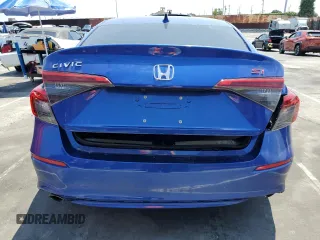 2022 Honda Civic Si with VIN 2HGFE1E51NH471195, listed as a Copart auction lot 55349515 with 26,032 mi miles and Salvage Title. Bid and sale history available at DreamBid. Image 6.