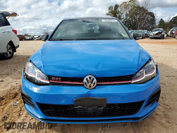 2021 Volkswagen Golf GTI S with VIN 3VW6T7AU0MM007168, listed as a Copart auction lot 79436314 with 26,988 mi miles and Salvage Title. Bid and sale history available at carsss.com. Image 5.