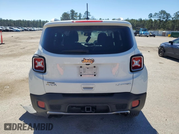 2018 Jeep Renegade Limited with VIN ZACCJBDB4JPH05509, listed as a Copart auction lot 47372795 with 45,359 mi miles and Salvage title. Bid and sale history available at DreamBid. Image 6.