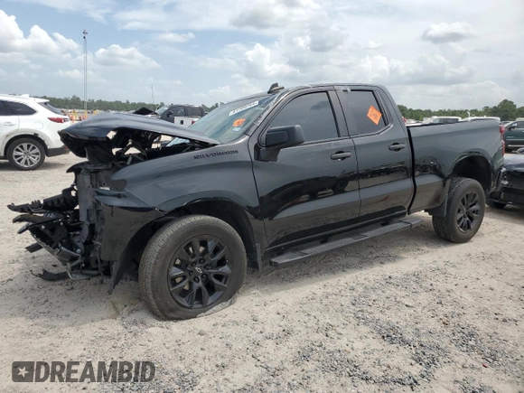 2020 Chevrolet Silverado 1500 Custom with VIN 1GCRWBEH3LZ232642, listed as a Copart auction lot 61209264 with 47,311 mi miles and Clean Title. Bid and sale history available at carsss.com. Image 1.