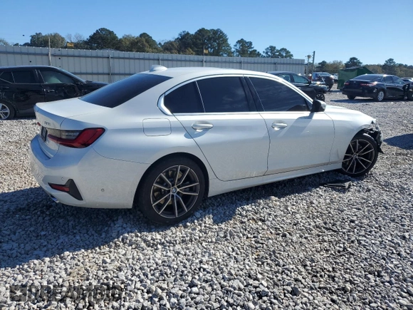 2021 BMW 3 Series 330i with VIN 3MW5R1J01M8B95759, listed as a Copart auction lot 87654485 with 73,864 mi miles and Salvage Title. Bid and sale history available at carsss.com. Image 3.