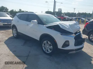 2022 Chevrolet Blazer LT z VIN 3GNKBCR47NS230698, wystawiony jako IAAI lot #42299456 z przebiegiem 23 695 mil mil oraz . Historia ofert i sprzedaży dostępna na DreamBid. Obrazek 1.