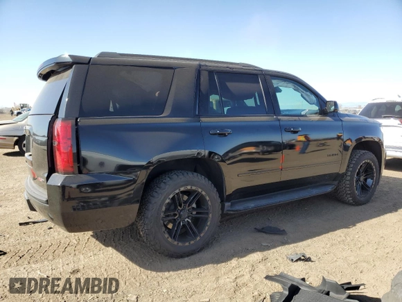2019 Chevrolet Tahoe Premier with VIN 1GNSKCKJ4KR406220, listed as a Copart auction lot 50491344 with 37,254 mi miles and Salvage title. Bid and sale history available at DreamBid. Image 3.