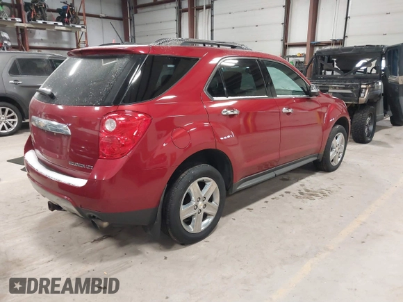 2015 Chevrolet Equinox LTZ with VIN 2GNFLHE3XF6227206, listed as a IAAI auction lot 41536995 with 139,000 mi miles. Bid and sale history available at carsss.com. Image 4.
