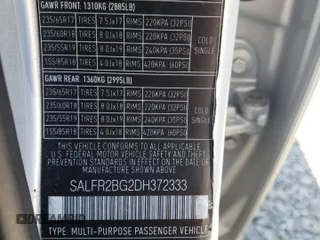 2013 Land Rover LR2 z VIN SALFR2BG2DH372333, wystawiony jako Copart lot #59335945 z przebiegiem 83 289 mil mil oraz Czysty tytuł • Clean title. Historia ofert i sprzedaży dostępna na DreamBid. Obrazek 13.