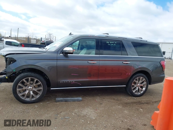 2018 Ford Expedition Max Platinum with VIN 1FMJK1MT0JEA19575, listed as a IAAI auction lot 41870445 with 76,781 mi miles and . Bid and sale history available at DreamBid. Image 15.