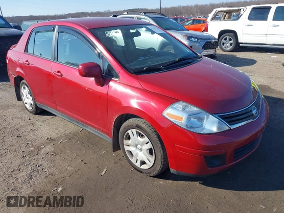 2011 Nissan Versa 1.8 S with VIN 3N1BC1AP2BL360106, listed as a IAAI auction lot 41667730 with 210,848 mi miles. Bid and sale history available at carsss.com. Image 1.