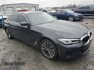 2021 BMW 5 Series 530i xDrive with VIN WBA13BJ01MCF08682, listed as a Copart auction lot 85048744 with 42,550 mi miles and Salvage title. Bid and sale history available at DreamBid. Image 4.