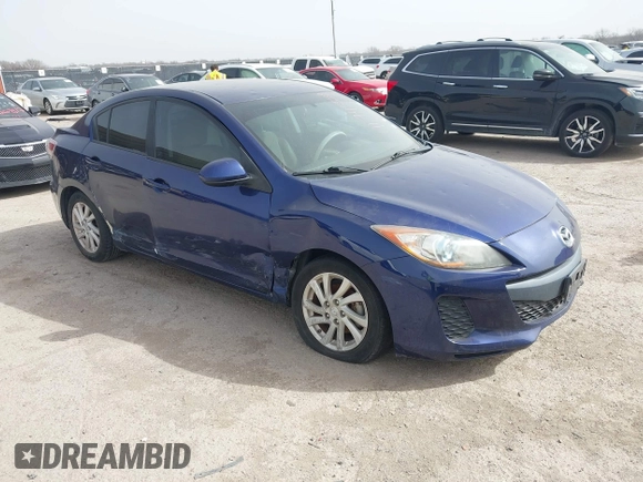 2012 Mazda Mazda3 i Touring with VIN JM1BL1V70C1549627, listed as a IAAI auction lot 41745538 with 131,363 mi miles. Bid and sale history available at carsss.com. Image 1.