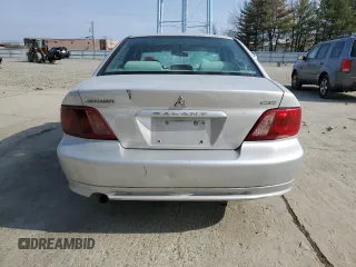 2002 Mitsubishi Galant ES with VIN 4A3AA46G62E163350, listed as a Copart auction lot 51076475 with 205,931 mi miles and Salvage Title. Bid and sale history available at carsss.com. Image 6.