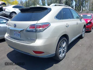 2015 Lexus RX 450h with VIN 2T2BC1BA0FC007066, listed as a IAAI auction lot 42462987 with 91,800 mi miles and . Bid and sale history available at DreamBid. Image 4.