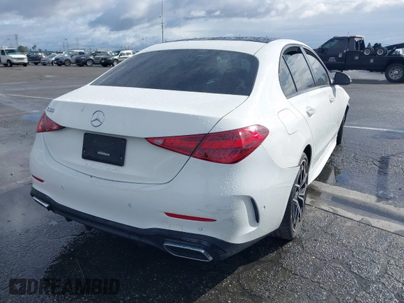 2022 Mercedes-Benz C 300 with VIN W1KAF4GB6NR018013, listed as a IAAI auction lot 41735214 with 33,179 mi miles and . Bid and sale history available at DreamBid. Image 4.