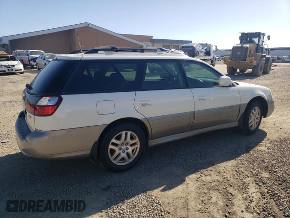 2002 Subaru Legacy Outback Limited with VIN 4S3BH686427665376, listed as a Copart auction lot 46349015 with 189,796 mi miles and Salvage title. Bid and sale history available at DreamBid. Image 3.