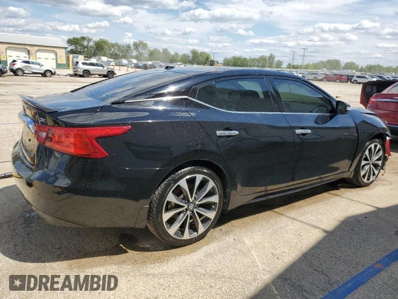 2017 Nissan Maxima SV with VIN 1N4AA6AP6HC433242, listed as a Copart auction lot 58003125 with 142,469 mi miles and Salvage title. Bid and sale history available at DreamBid. Image 3.