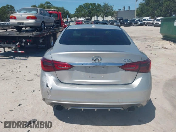 2018 Infiniti Q50 Luxe with VIN JN1EV7AP7JM358611, listed as a IAAI auction lot 42579521 with 102,922 mi miles and . Bid and sale history available at DreamBid. Image 17.
