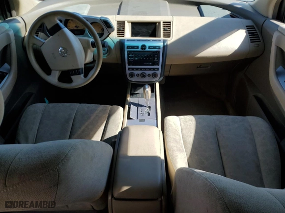2005 Nissan Murano SE with VIN JN8AZ08T55W323882, listed as a Copart auction lot 46298905 with 0 mi miles and Salvage Title. Bid and sale history available at carsss.com. Image 8.