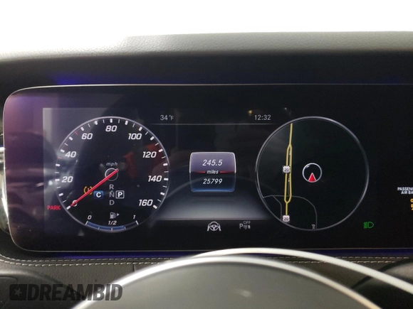 2019 Mercedes-Benz S-Class S 560 with VIN WDDXJ8GB5KA035797, listed as a Copart auction lot 45275365 with 25,799 mi miles and Salvage Title. Bid and sale history available at carsss.com. Image 9.