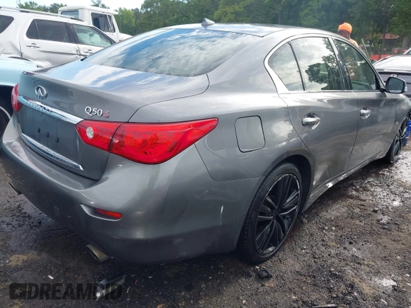 2014 Infiniti Q50 Premium with VIN JN1BV7AP8EM693109, listed as a IAAI auction lot 42183699 with 171,981 mi miles and . Bid and sale history available at DreamBid. Image 4.