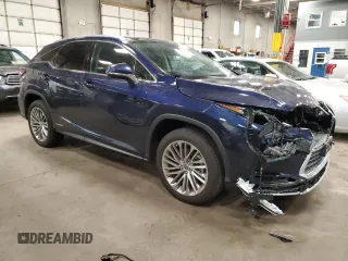 2022 Lexus RX with VIN 2T2JGMDA4NC081703, listed as a Copart auction lot 68204632 with 7,944 mi miles. Bid and sale history available at carsss.com. Image 4.