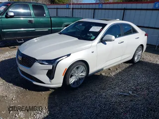 2024 Cadillac CT4 Premium Luxury with VIN 1G6DB5RK7R0131116, listed as a IAAI auction lot 41172822 with 224 mi miles. Bid and sale history available at carsss.com. Image 2.