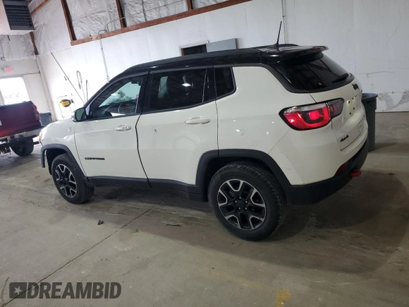 2019 Jeep Compass Trailhawk with VIN 3C4NJDDB2KT739530, listed as a Copart auction lot 55241795 with 80,541 mi miles and Salvage title. Bid and sale history available at DreamBid. Image 2.