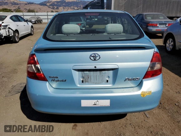 2002 Toyota Prius with VIN JT2BK18U220063578, listed as a Copart auction lot 73526854 with 109,485 mi miles and Salvage Title. Bid and sale history available at carsss.com. Image 6.