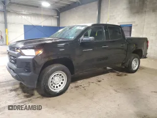 2023 Chevrolet Colorado 2WD Work Truck with VIN 1GCGSBECXP1176131, listed as a Copart auction lot 65121875 with 21,608 mi miles and Clean title. Bid and sale history available at DreamBid. Image 1.