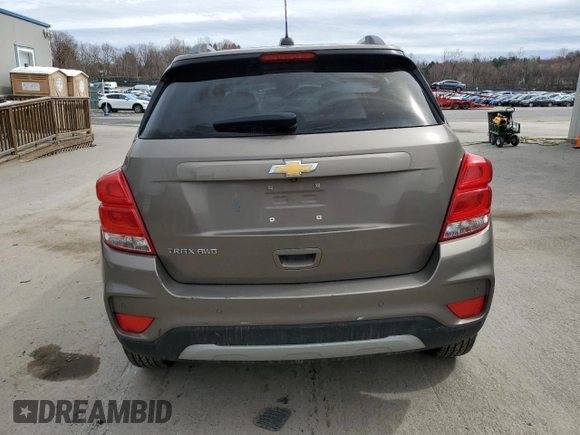 2022 Chevrolet Trax LT with VIN KL7CJPSM8NB519969, listed as a Copart auction lot 51217705 with 76,629 mi miles and Clean Title. Bid and sale history available at carsss.com. Image 6.