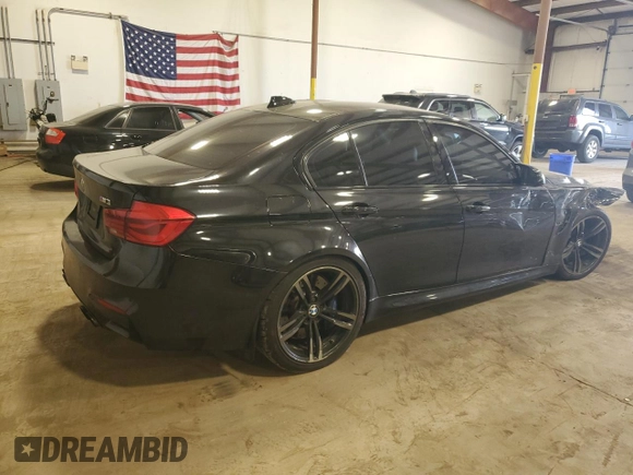 2017 BMW M3 with VIN WBS8M9C32H5G85663, listed as a Copart auction lot 66671733 with 99,140 mi miles. Bid and sale history available at carsss.com. Image 3.