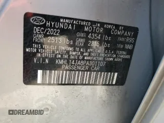 2023 Hyundai Sonata SEL z VIN KMHL14JA8PA301107, wystawiony jako Copart lot #55582305 z przebiegiem 75 022 mil mil oraz Czysty tytuł • Clean title. Historia ofert i sprzedaży dostępna na DreamBid. Obrazek 12.