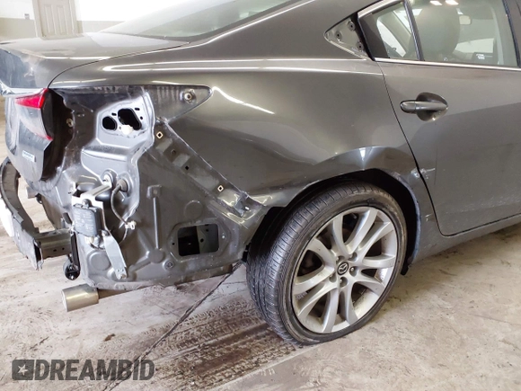 2017 Mazda Mazda6 Touring with VIN JM1GL1V57H1112266, listed as a IAAI auction lot 41553530 with 46,599 mi miles. Bid and sale history available at carsss.com. Image 6.